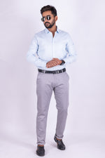 Load image into Gallery viewer, MENS COTTON SKY PRINTED SLIM FIT FULL SLEEVE FORMAL SHIRT