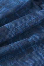 Load image into Gallery viewer, MENS COTTON BLUE PRINTED SLIM FIT FULL SLEEVE CASUAL SHIRT