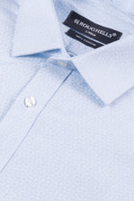 Load image into Gallery viewer, MENS COTTON SKY PRINTED SLIM FIT FULL SLEEVE FORMAL SHIRT