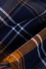 Load image into Gallery viewer, MENS COTTON BLUE CHECKERED SLIM FIT FULL SLEEVE CASUAL SHIRT