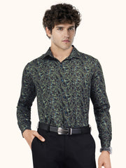 Men Smart Fit Digital Print Multicoloured Full Sleeves Shirt