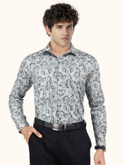 Men Smart Fit Digital Print Multicoloured Full Sleeves Shirt