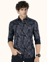 Load image into Gallery viewer, Men Smart Fit Floral Print Multicoloured Full Sleeve Shirt
