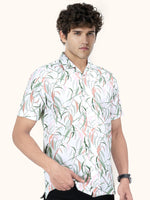 Load image into Gallery viewer, Men Smart Fit Floral Print Multicoloured Half Sleeve Shirt
