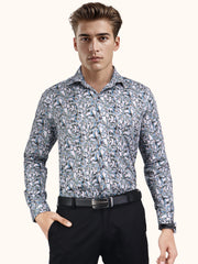 Men Smart Fit Digital Print Multicoloured Full Sleeves Shirt