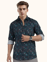 Load image into Gallery viewer, MENS CRACKER MULTI COLOR PRINTED SLIM FIT FULL SLEEVE CASUAL SHIRT
