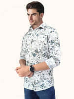 Load image into Gallery viewer, Men Smart Fit Floral Print Multicoloured Full Sleeve Shirt
