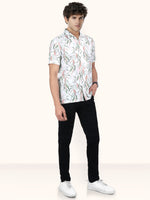 Load image into Gallery viewer, Men Smart Fit Floral Print Multicoloured Half Sleeve Shirt

