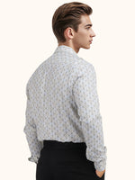 Load image into Gallery viewer, MENS COTTON MULTI COLOR PRINTED SMART FIT FULL SLEEVE FORMAL SHIRT
