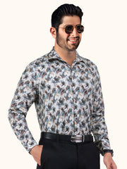 Men Smart Fit Digital Print Multicoloured Full Sleeves Shirt