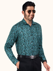 Men Smart Fit Digital Print Multicoloured Full Sleeves Shirt