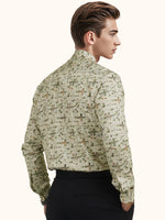 Load image into Gallery viewer, MENS COTTON MULTI COLOR PRINTED SMART FIT FULL SLEEVE FORMAL SHIRT
