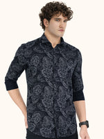 Load image into Gallery viewer, Men Smart Fit Floral Print Multicoloured Full Sleeve Shirt

