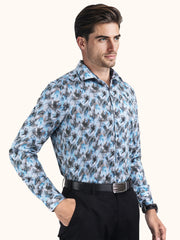 Men Smart Fit Digital Print Multicoloured Full Sleeves Shirt