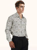 Load image into Gallery viewer, MENS COTTON MULTI COLOR PRINTED SMART FIT FULL SLEEVE FORMAL SHIRT
