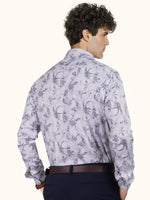 Load image into Gallery viewer, MENS COTTON SKY PRINTED SMART FIT FULL SLEEVE FORMAL SHIRT

