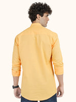 Load image into Gallery viewer, MENS POPCORN YELLOW PLAIN SLIM FIT SHORT KURTA
