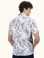 Load image into Gallery viewer, Men Smart Fit Floral Print Multicoloured Half Sleeve Shirt
