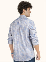 Load image into Gallery viewer, MENS COTTON SKY PRINTED SLIM FIT FULL SLEEVE CASUAL SHIRT
