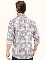 Load image into Gallery viewer, MENS CRACKER MULTI COLOR PRINTED SLIM FIT FULL SLEEVE CASUAL SHIRT
