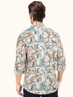 Load image into Gallery viewer, MENS CRACKER MULTI COLOR PRINTED SLIM FIT FULL SLEEVE CASUAL SHIRT
