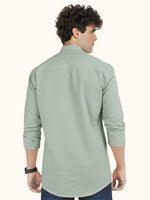 Load image into Gallery viewer, MENS POPCORN GREY PLAIN SLIM FIT SHORT KURTA
