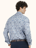 Load image into Gallery viewer, MENS COTTON MULTI COLOR PRINTED SMART FIT FULL SLEEVE FORMAL SHIRT

