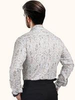 Load image into Gallery viewer, MENS COTTON MULTI COLOR PRINTED SMART FIT FULL SLEEVE FORMAL SHIRT
