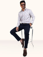 Load image into Gallery viewer, MENS COTTON MULTI COLOR PRINTED SMART FIT FULL SLEEVE FORMAL SHIRT
