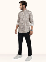 Load image into Gallery viewer, MENS COTTON MULTI COLOR PRINTED SLIM FIT SHORT KURTA
