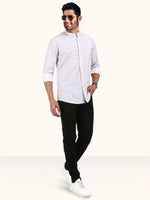 Load image into Gallery viewer, Men Smart Fit Abtract Print Rust Full Sleeve Shirt
