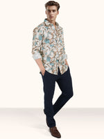 Load image into Gallery viewer, MENS CRACKER MULTI COLOR PRINTED SLIM FIT FULL SLEEVE CASUAL SHIRT
