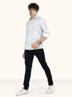 Load image into Gallery viewer, Men Smart Fit Floral Print Multicoloured Full Sleeve Shirt
