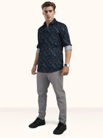 Load image into Gallery viewer, MENS CRACKER MULTI COLOR PRINTED SLIM FIT FULL SLEEVE CASUAL SHIRT
