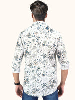 Load image into Gallery viewer, Men Smart Fit Floral Print Multicoloured Full Sleeve Shirt
