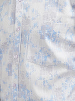 Load image into Gallery viewer, MENS COTTON SKY PRINTED SMART FIT FULL SLEEVE FORMAL SHIRT
