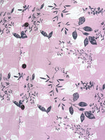 Load image into Gallery viewer, Men Smart Fit Floral Print Pink Full Sleeve Shirt
