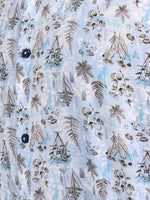 Load image into Gallery viewer, Men Smart Fit Floral Print Sky Full Sleeves Shirt
