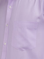 Load image into Gallery viewer, MENS PURPLE PLAIN SMART FIT FULL SLEEVE FORMAL SHIRT
