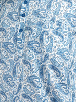 Load image into Gallery viewer, MENS COTTON SKY PRINTED SLIM FIT SHORT KURTA
