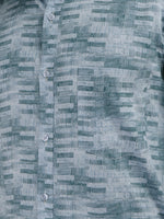 Load image into Gallery viewer, MENS COTTON SKY PRINTED SMART FIT FULL SLEEVE FORMAL SHIRT
