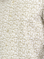 Load image into Gallery viewer, Men Smart Fit Floral Print Beige Full Sleeve Shirt
