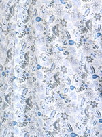 Load image into Gallery viewer, Men Smart Fit Floral Print Blue Full Sleeve Shirt
