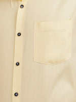 Load image into Gallery viewer, MENS YELLOW PLAIN SMART FIT FULL SLEEVE FORMAL SHIRT
