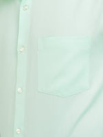 Load image into Gallery viewer, MENS GREEN PLAIN SMART FIT FULL SLEEVE FORMAL SHIRT
