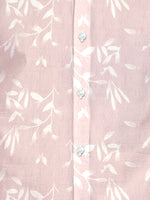 Load image into Gallery viewer, Men Smart Fit Floral Print Pink Full Sleeve Shirt
