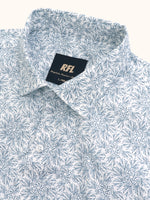 Load image into Gallery viewer, Men Smart Fit Floral Print White Full Sleeve Shirt
