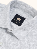 Load image into Gallery viewer, Men Smart Fit Abstract Print Grey Full Sleeve Shirt
