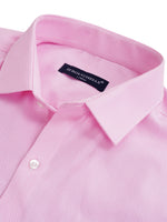 Load image into Gallery viewer, MENS PINK PLAIN SMART FIT FULL SLEEVE FORMAL SHIRT

