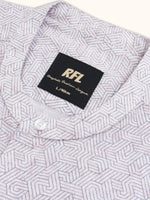 Load image into Gallery viewer, Men Smart Fit Abtract Print Rust Full Sleeve Shirt
